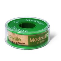 Plasture adeziv textil, 1.25 cm x 500 cm, 1 bucata, Medrull