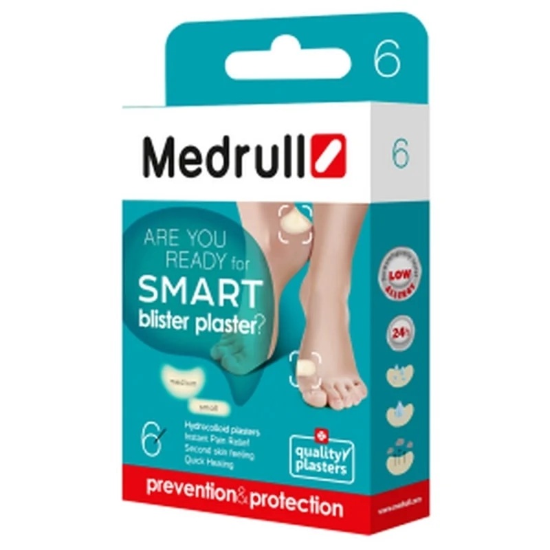 Plasturi hydrocoloidali, 6 bucati, Medrull