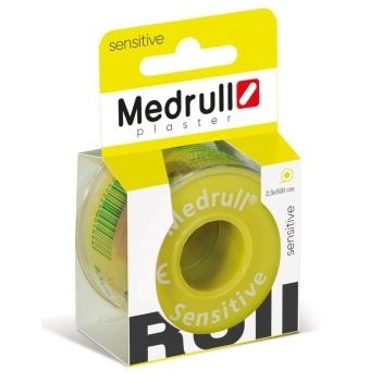 Plasture rola Sensitive, 2,5 cm x 500 cm, 1 bucata, Medrull
