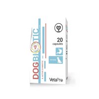 Supliment cu prebiotice pentru caini Dogbiotic Digestiv, 20 capsule, Vetapro