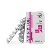 Supliment pentru piele si blana Skin&Fur, 60 capsule, Vetapro