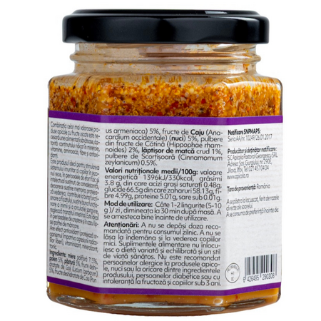Imunizant si vitaminizant ApiJunior Albina Carpatina, 200 g, Apicola Pastoral Georgescu 722240