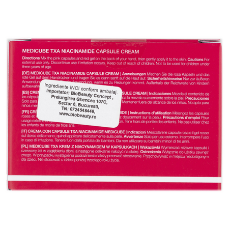 Crema cu capsule de TXA si niacinamide, 55 g, Medicube 739147