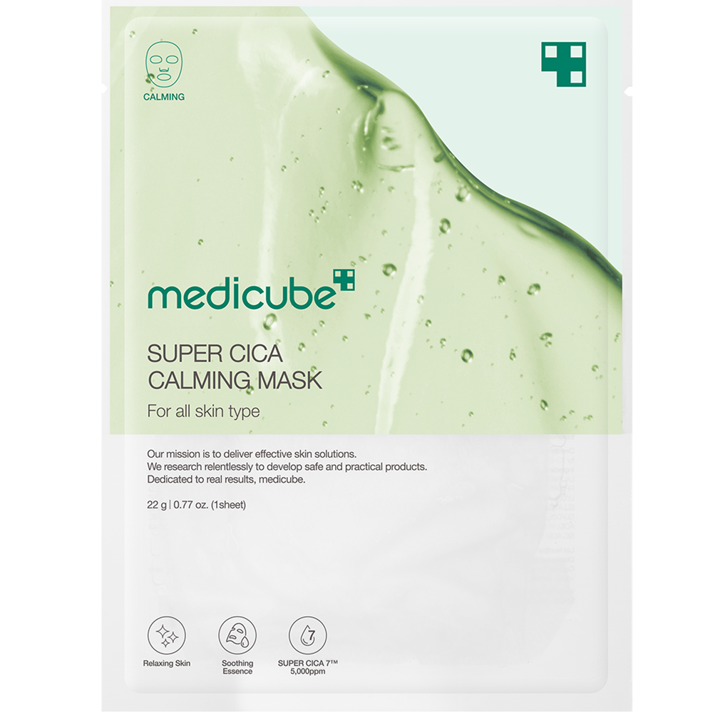 Masca pentru calmarea tenului cu super cica, 22 g, Medicube