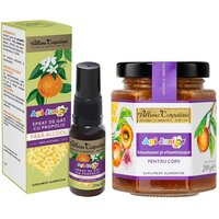 Api Junior imunizant si vitaminizant 200g + spray de gat cu propolis 20 ml, Albina Carpatina