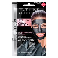 Masca faciala purifianta si hidratanta Hydra Deep Detox Facemed+, 2 x 5 ml, Eveline Cosmetics
