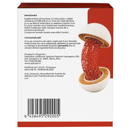 Lipozomal Propolis, Vitamina C si Vitamina D3, 20 fiole, Albina Carpatina 722282