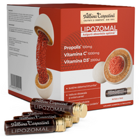 Lipozomal Propolis, Vitamina C si Vitamina D3, 30 fiole, Albina Carpatina
