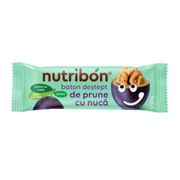 Baton cu prune si nuci, 30 g, Nutribon
