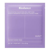 Masca hidrogel cu caviar si PDRN pentru rejuvenare ten, 34 g, Biodance