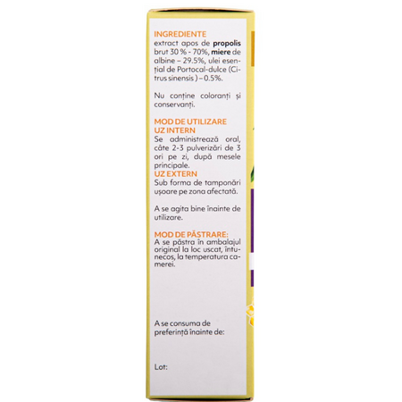 Spray de gat cu propolis ApiJunior, 20 ml, Albina Carpatina 722154