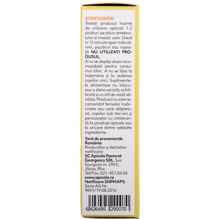Spray de gat cu propolis ApiJunior, 20 ml, Albina Carpatina 722155