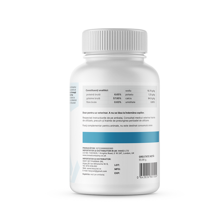 Supliment pentru caini si pisici cu probleme neurologice sau osteoarticulare Neurohes, 60 capsule, Hexy Vet 740584