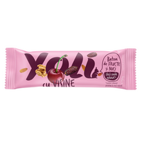 Baton cu nuci caju, migdale si visine, 30 g, Yoli