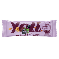 Baton cu nuci caju, migdale si coacaze negre, 30 g, Yoli