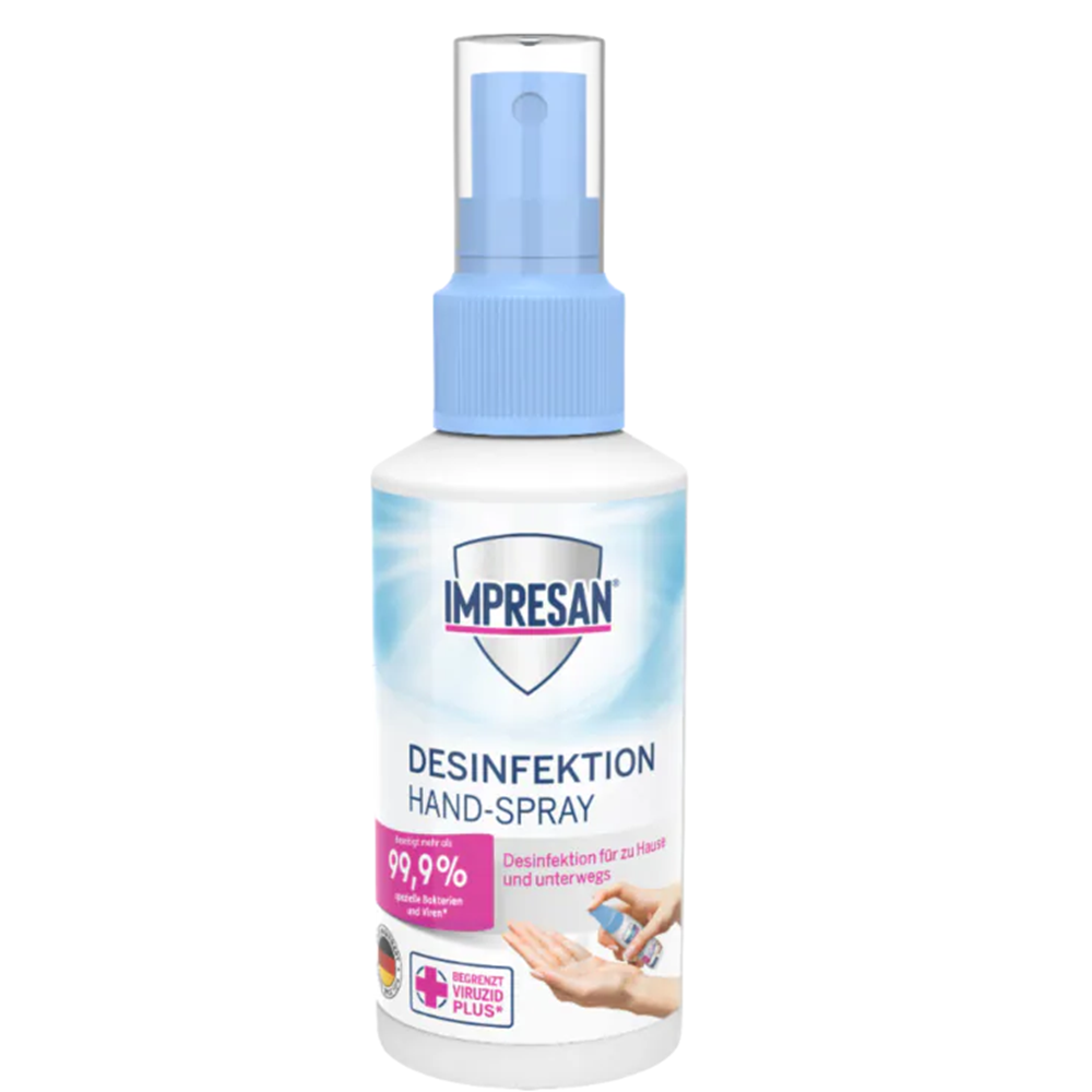Spray dezinfectant pentru maini Impresan, 100 ml, Heitmann