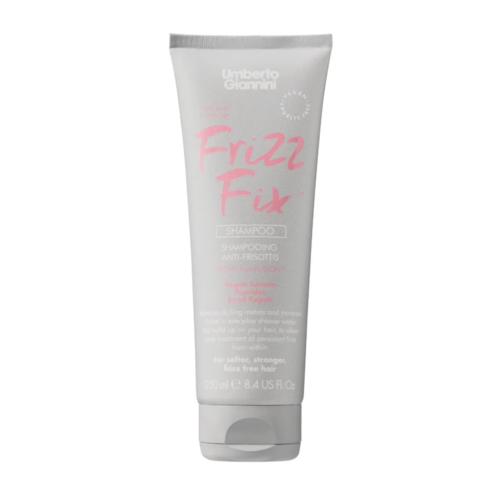 Sampon cu efect anti-static si cheratina vegana Frizz Fix, 250 ml, Umberto Giannini