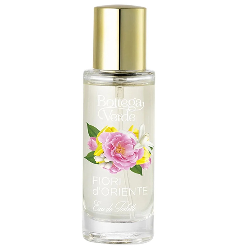 Apa de toaleta cu extract de trandafir si ylang ylang Fiori d'Oriente, 30 ml, Bottega Verde