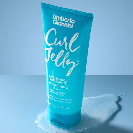 Gel pentru definirea buclelor cu parfum de santal Curl Jelly, 200 ml, Umberto Giannini 689404
