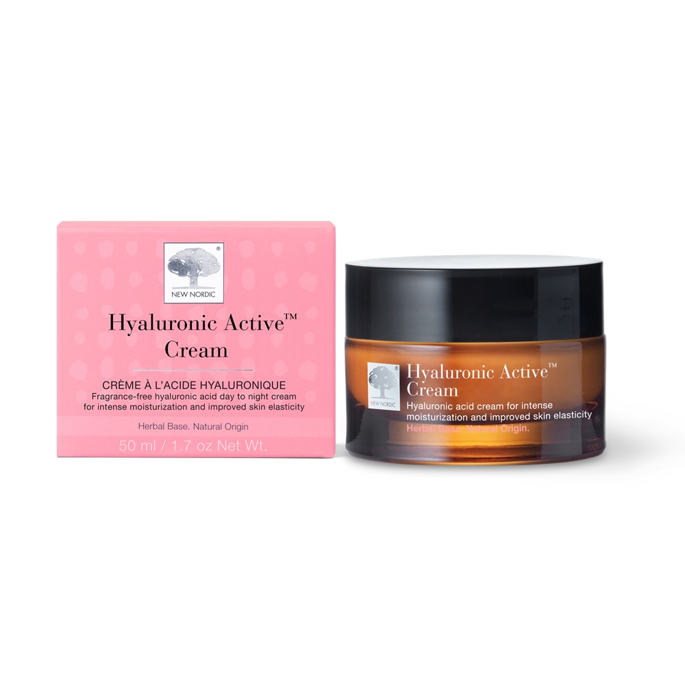 Crema faciala fara parfum Hyaluron Active, 50 ml, New Nordic