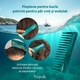 Pieptan din materiale reciclate pentru par cret Comb Recycled, 1 bucata, Niyok 756357