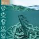 Pieptan din materiale reciclate pentru par cret Comb Recycled, 1 bucata, Niyok 689556