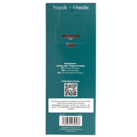 Pieptan din materiale reciclate pentru styling Comb Recycled, 1 bucata, Niyok 711840