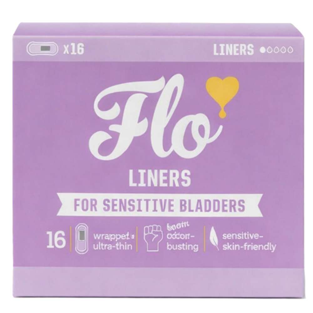 Absorbante zilnice cu carbune activ pentru incontinenta urinara redusa, 16 bucati, Flo