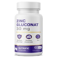 Zinc Gluconat, 30 mg, 60 capsule, Nutrific