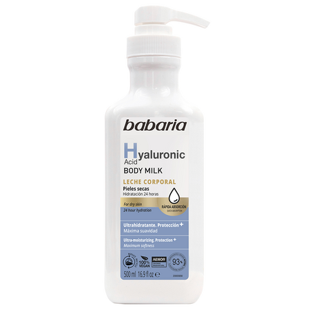 Lapte de corp cu acid hialuronic, 500 ml, Babaria