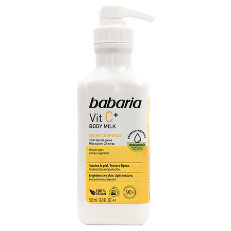 Lapte de corp cu vitamina C, 500 ml, Babaria