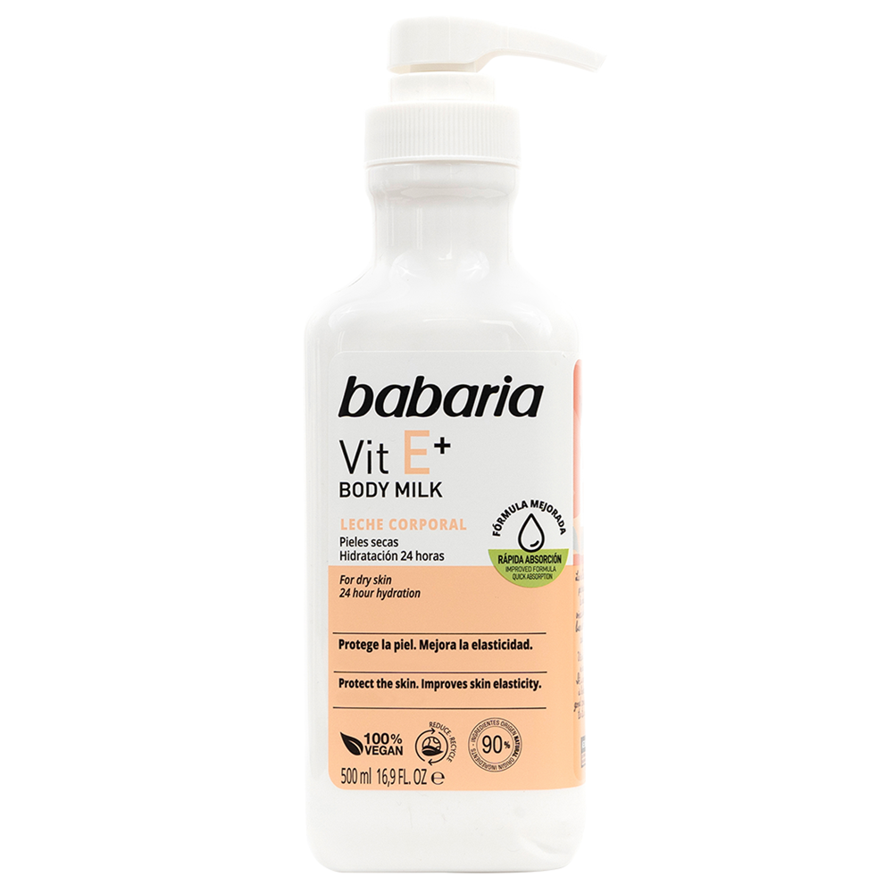 Lapte de corp cu vitamina E, 500 ml, Babaria