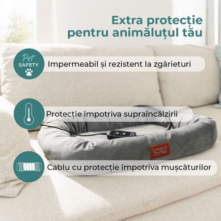 Pat cu incalzire pentru caini si pisici PP 250 Love Your Pet, 1 bucata, Beurer 689613