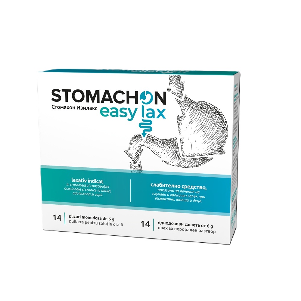 Stomachon Easylax, 14 plicuri, NaturPharma