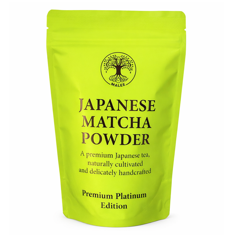 Pudra matcha ceremoniala Japan Premium Platinum Edition, 100 g, Malee