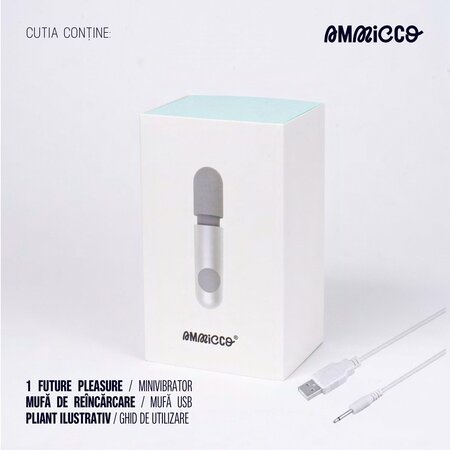 Vibrator mini Future Pleasure, 1 bucata, Ammicco 690446