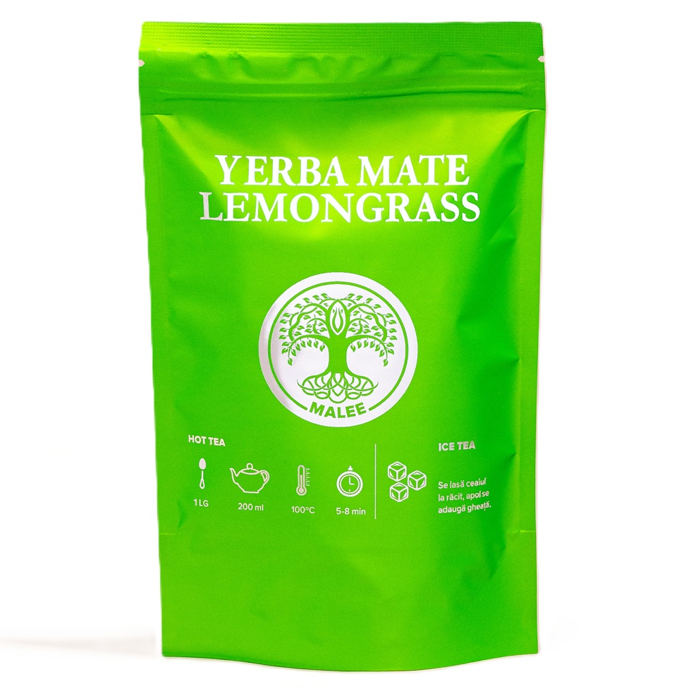 Ceai Yerba Mate Lemongrass, 50 g, Malee