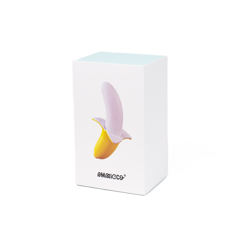 Vibrator mini silentios Little Banana, 1 bucata, Ammicco
