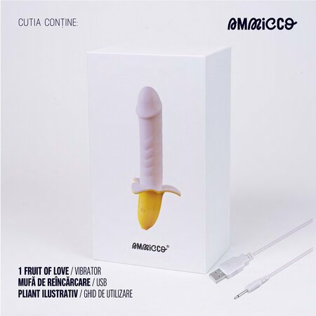 Vibrator pentru punctul A si G Fruit of Love, 1 bucata, Ammicco 690426