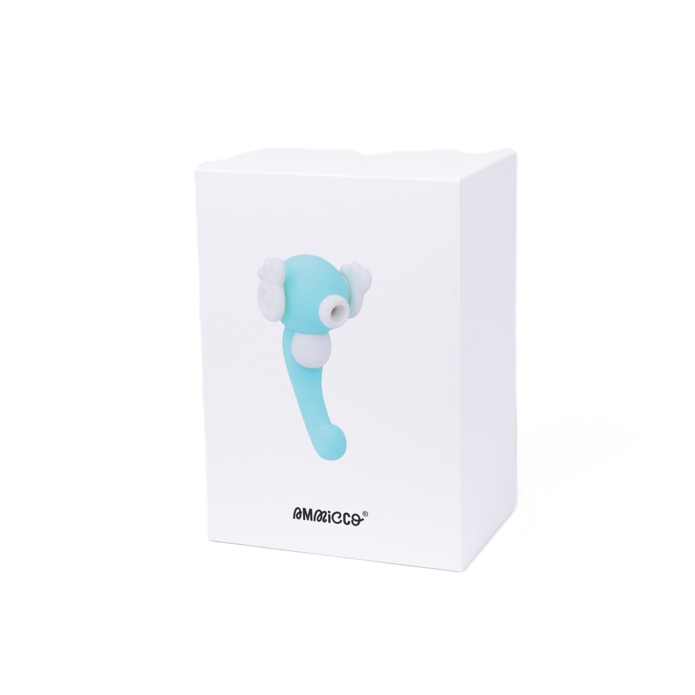 Vibrator clitoridian cu functie de aspiratie Seahorse, 1 bucata, Ammicco