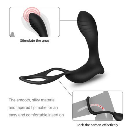 Vibrator pentru prostata cu telecomanda Your Space, 1 bucata, Ammicco 690642