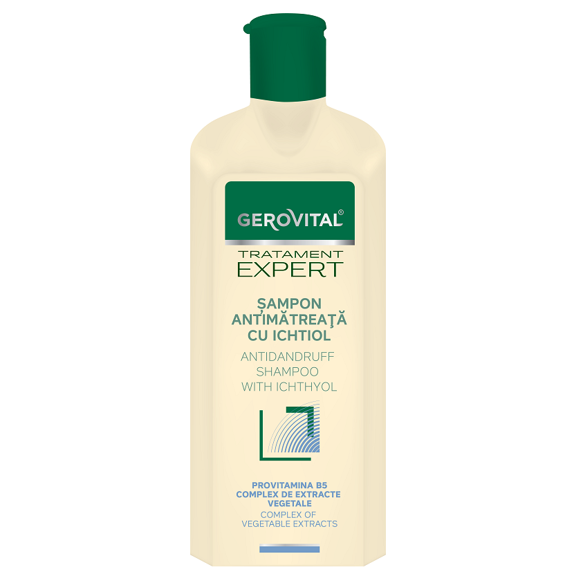 Sampon antimatreata cu Ichtiol Tratament Expert, 250 ml, Gerovital