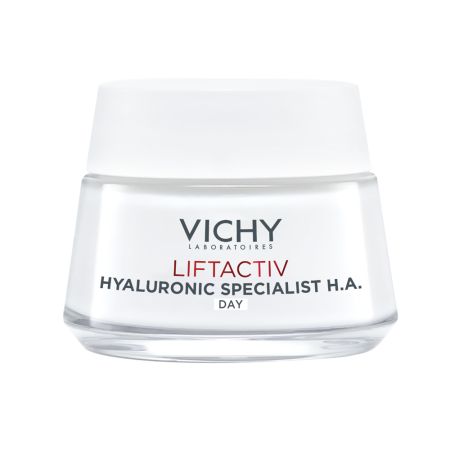 Trusa Crema de zi Liftactiv Hyaluronic Specialist H.A, 50 ml + Fluid cu SPF 50+ Capital Soleil, 15 ml + Sampon anti-matreata Dercos, 50 ml, Vichy 689978