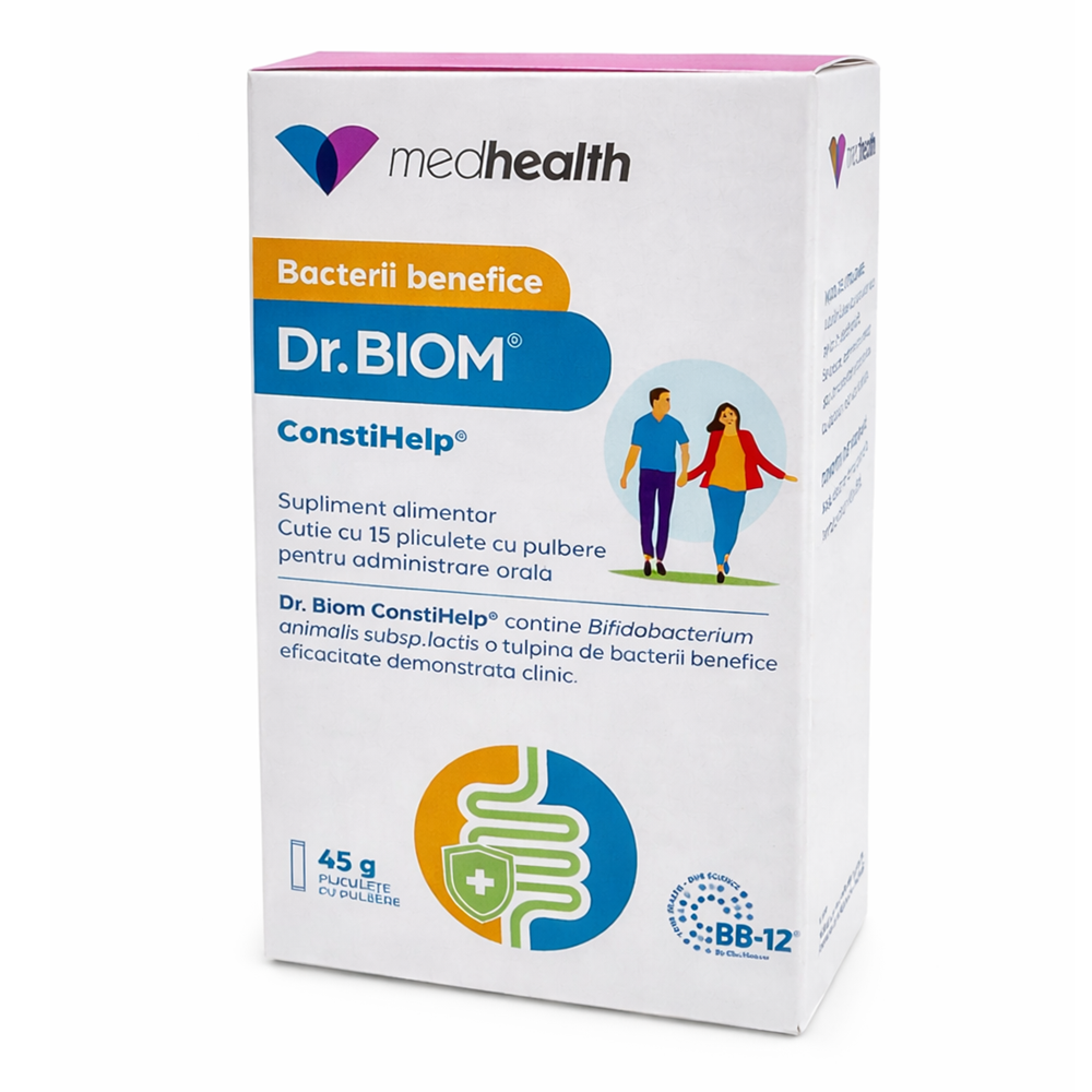 Bacterii benefice DR. Biom ConstiHelp, 15 plicuri, ND Medhealth