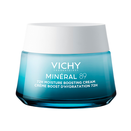 Trusa Crema pentru toate tipurile de ten Mineral 89, 50 ml + Fluid cu SPF 50+ Capital Soleil, 15 ml + Sampon anti-matreata Dercos, 50 ml, Vichy 689989
