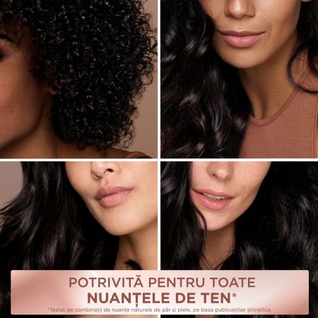 Vopsea de par fara amoniac Excellence Universal 1U Black, 192 ml, Loreal 690082