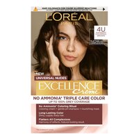 Vopsea de par fara amoniac Excellence Universal 4U Brown, 192 ml, Loreal