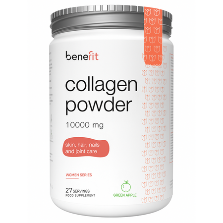 Pudra de colagen pentru femei Women Series, 10000 mg, 600 g, Benefit Nutritio