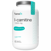 L-Carnitina Classic Series, 1500 mg, 60 tablete, Benefit Nutrition