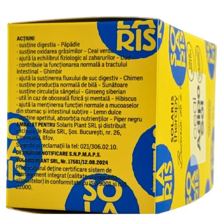 Ceai adiposol Therapy, 20 doze, Solaris 690339
